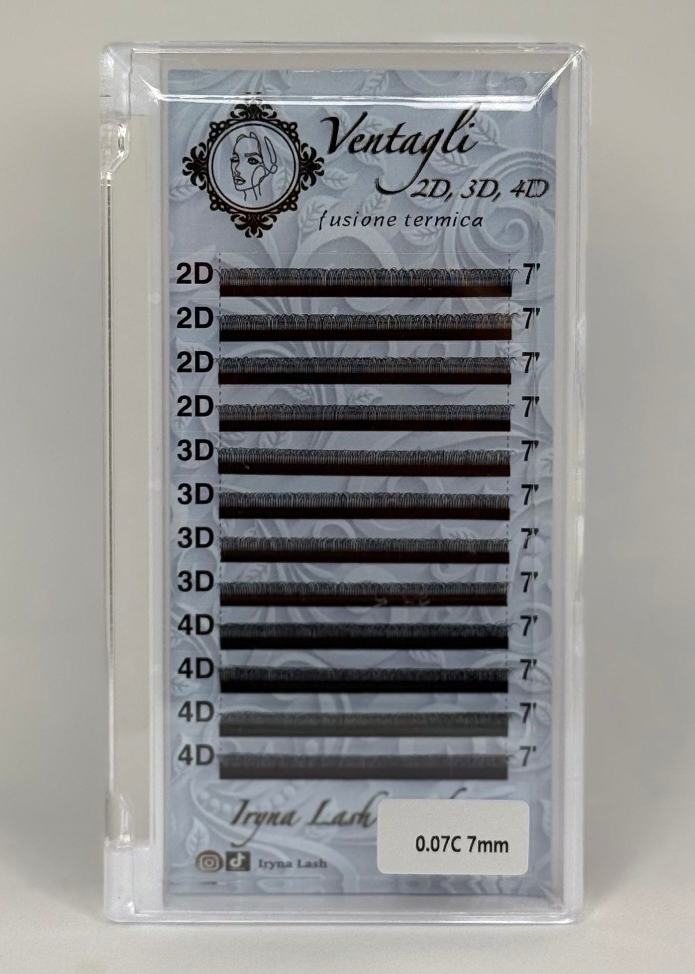 Ventagli a fusione termica 7mm (2D-3D-4D)