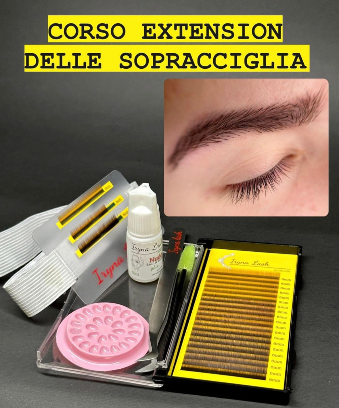 Video Corso extension sopracciglia con Kit
