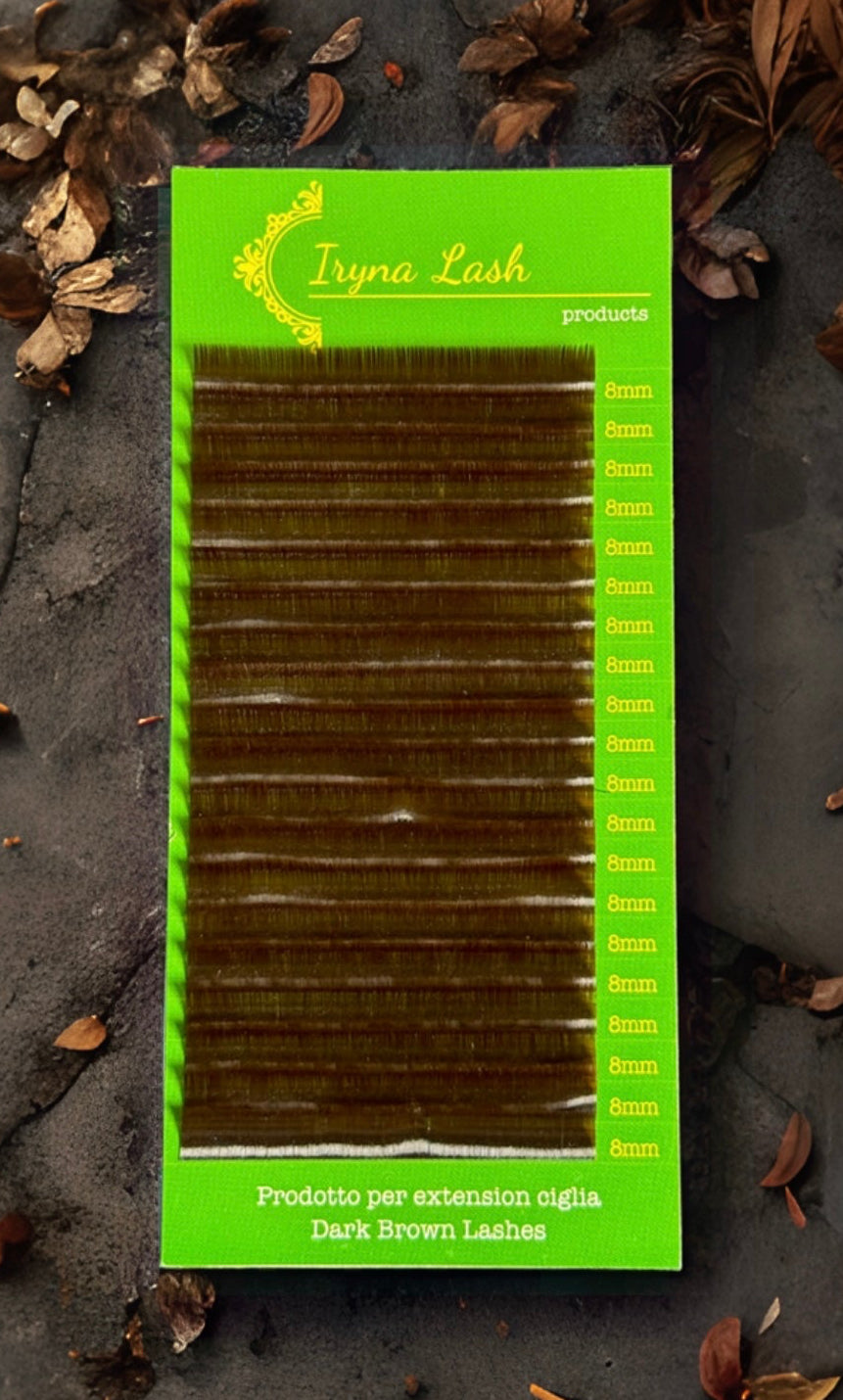 Ciglia Premium Mink Marrone Scuro Misura Unica